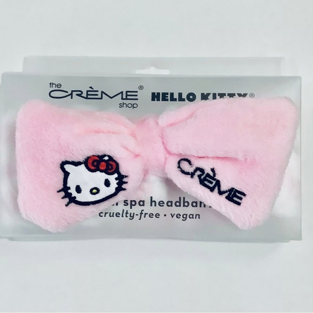 The Crème Shop Hello Kitty Collection Plush Spa Headband